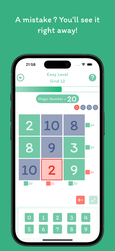 Magic Square : Math Grid Game screenshot 5