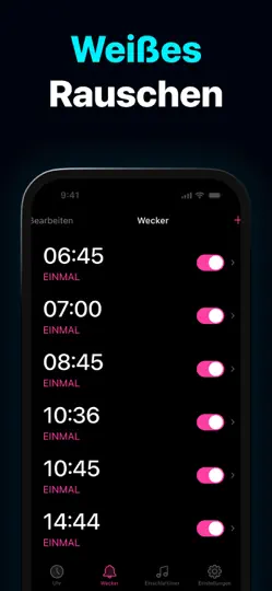 Screenshot von Wecker HD - Alarm Clock auf dem iPhone 5