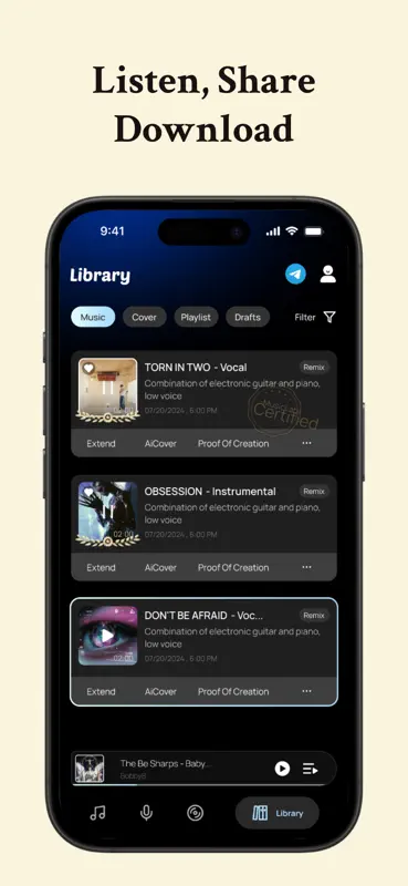 Musiclab: Chanson & Reprise AI screenshot 8 of 9