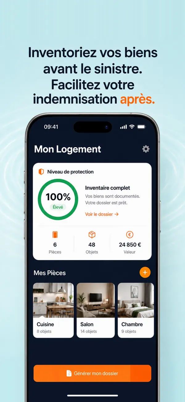 Screenshot #1 pour SafeHome : Inventaire Maison