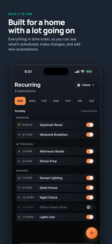 Automation Schedule screenshot 2 of 4