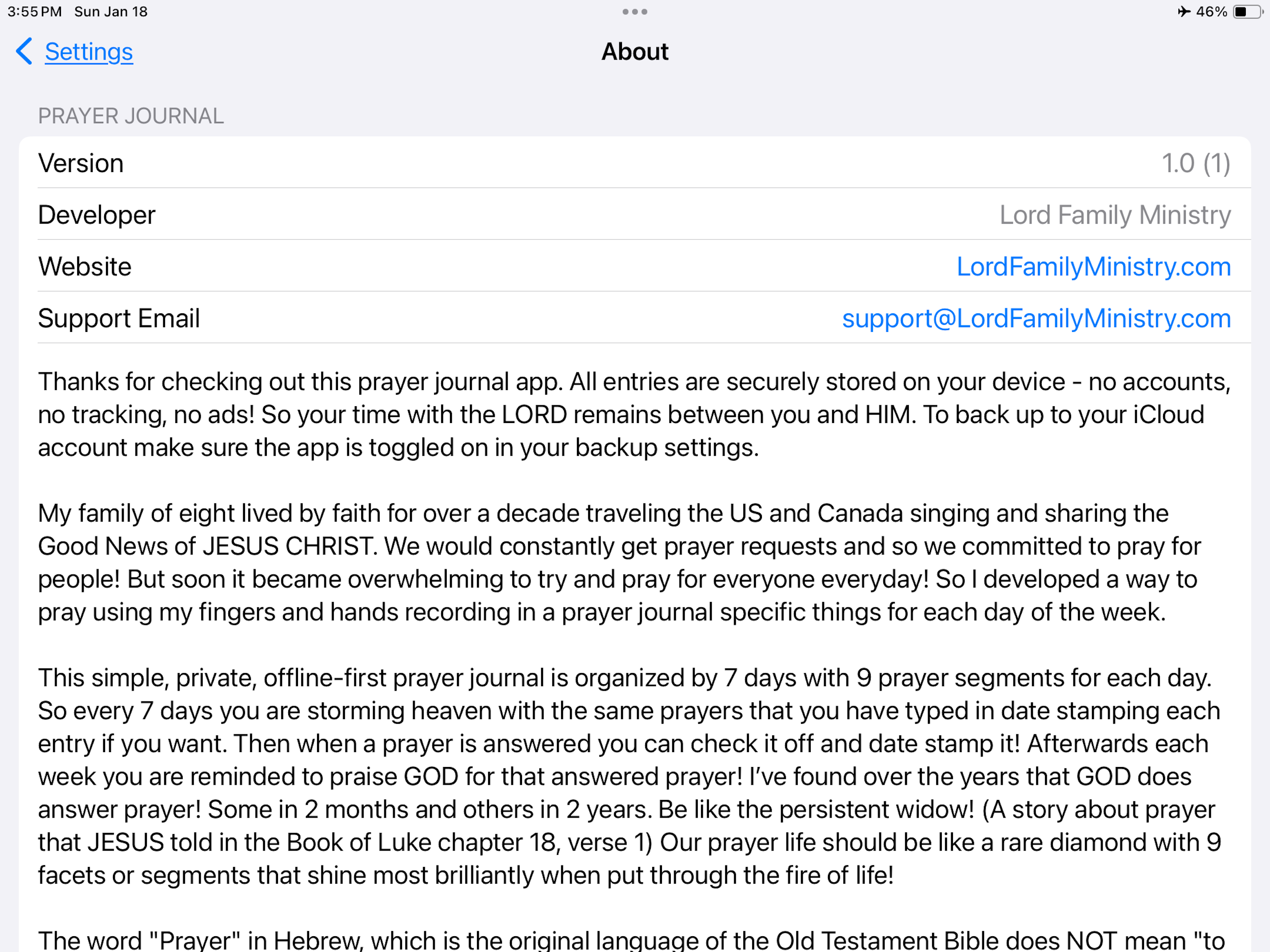 Daily Prayer Journal App screenshot 6