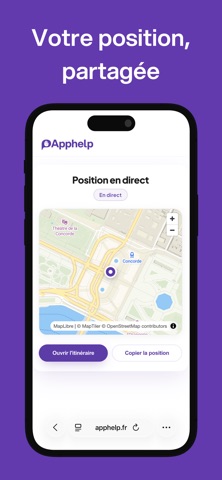 Apphelp - Faux Appel SOS iPhone screenshot