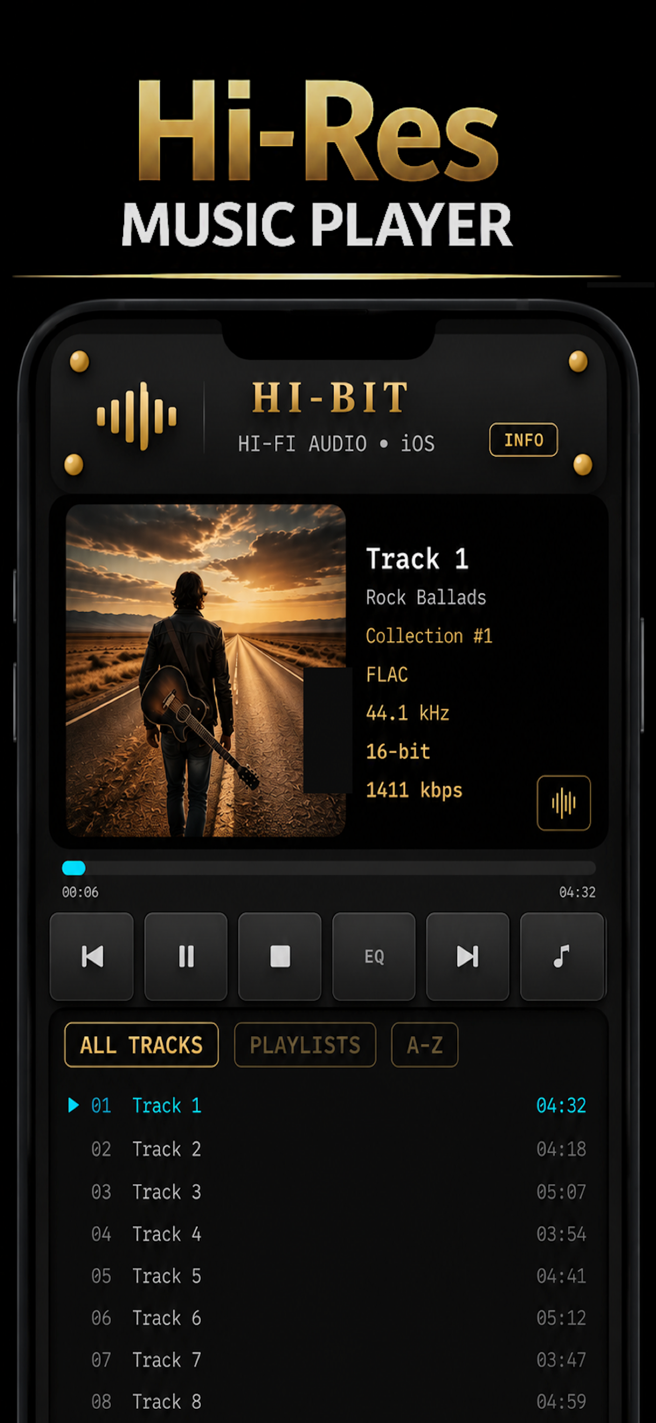 HI-BIT Player: Hi-Res Music