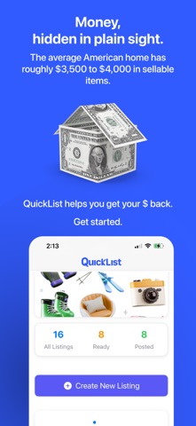 QuickList AI Listing Assistant screenshot