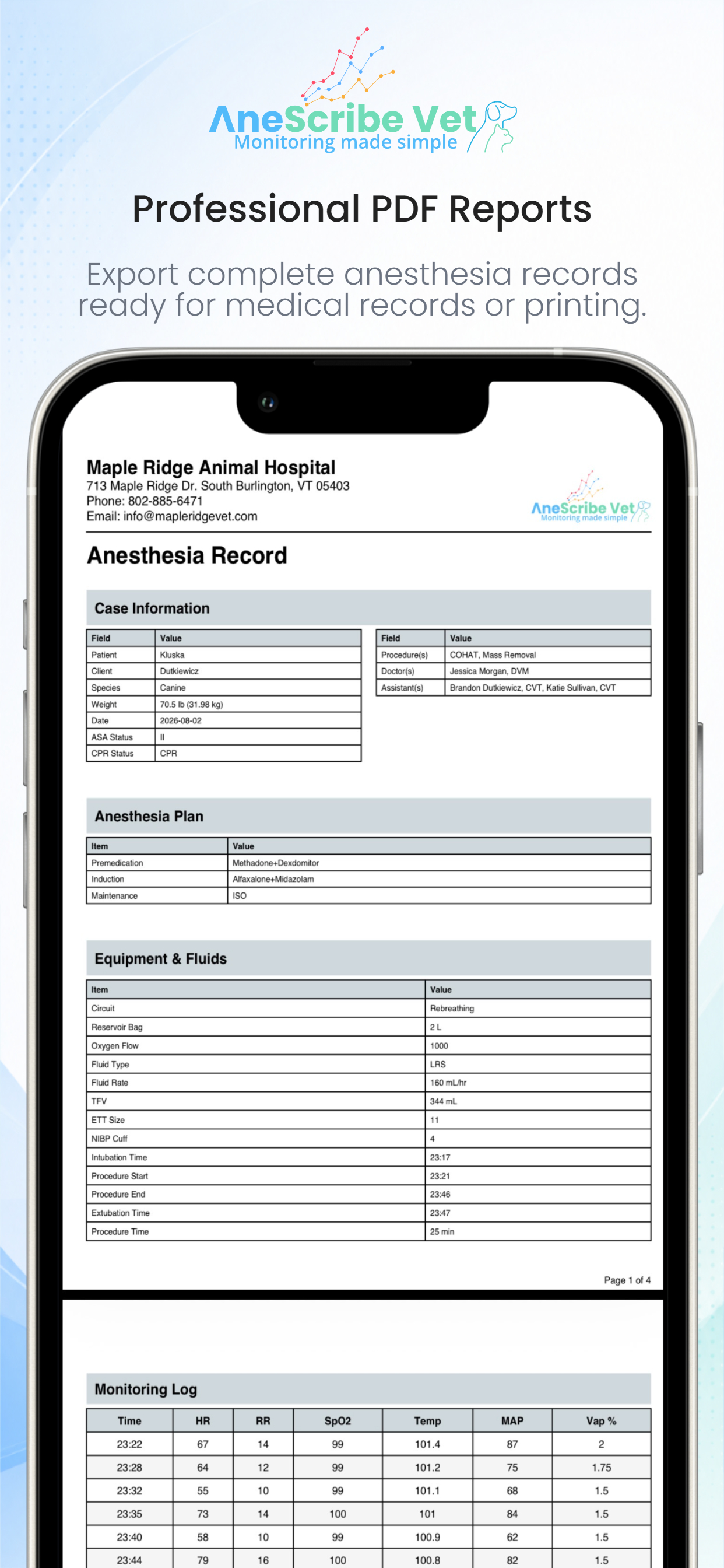 Anescribe Vet screenshot 5