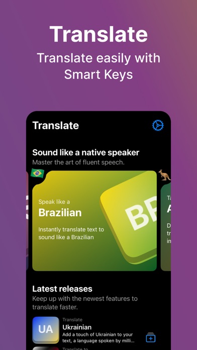 Smart Keys: AI Writing Tools Screenshot