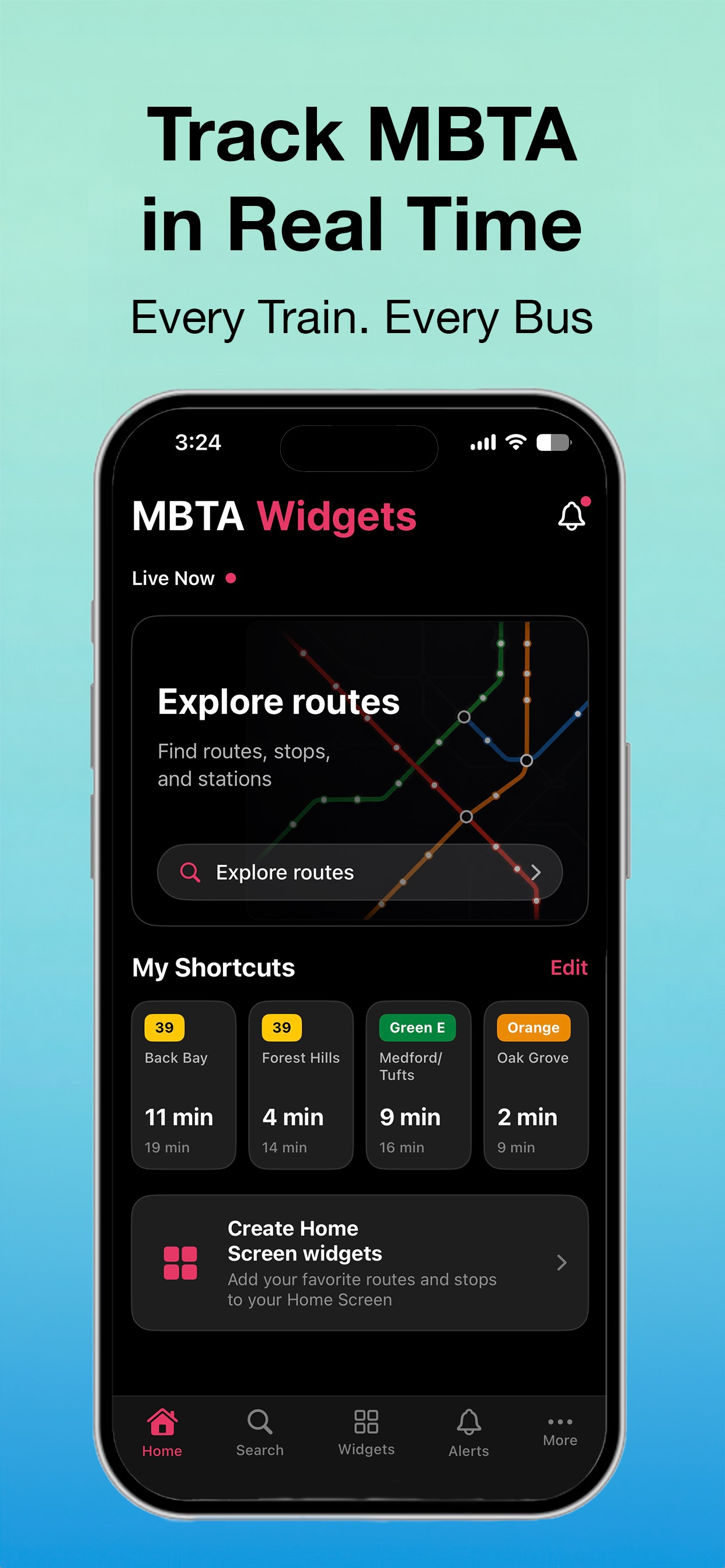 MBTA Widgets screenshot 3