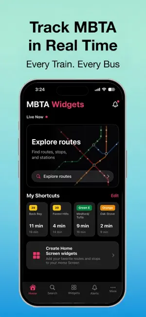 MBTA Widgets screenshot 3