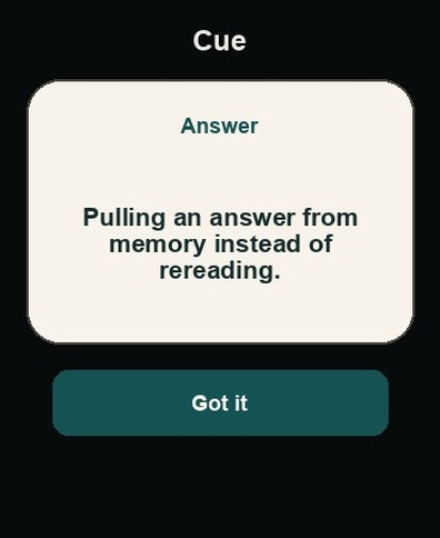 Cue: Hands-Free Flashcards screenshot 15