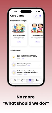 ParentBud iPhone screenshot