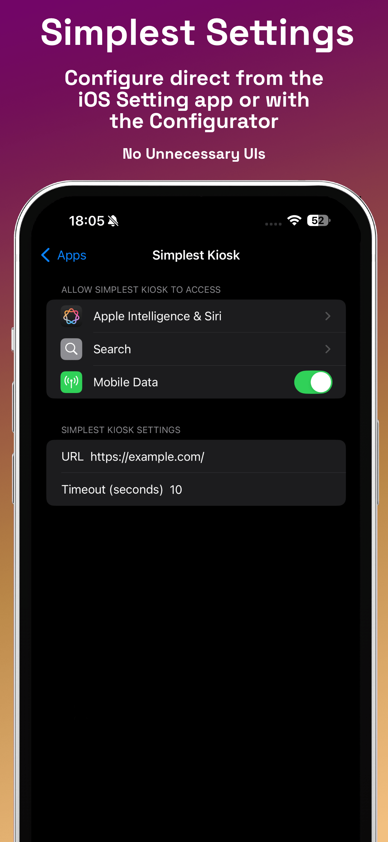 Simplest Kiosk screenshot 2