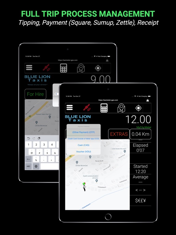 TaxiController Driver iPad screenshot 4 - Travel app