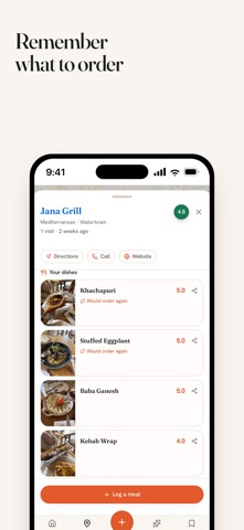 Bitewise: Restaurant Journal Screenshot 1 of 7