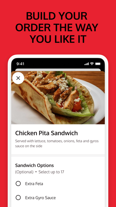 Greek Chicken App Screenshot