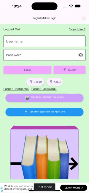 Peglist Maker screenshot 1