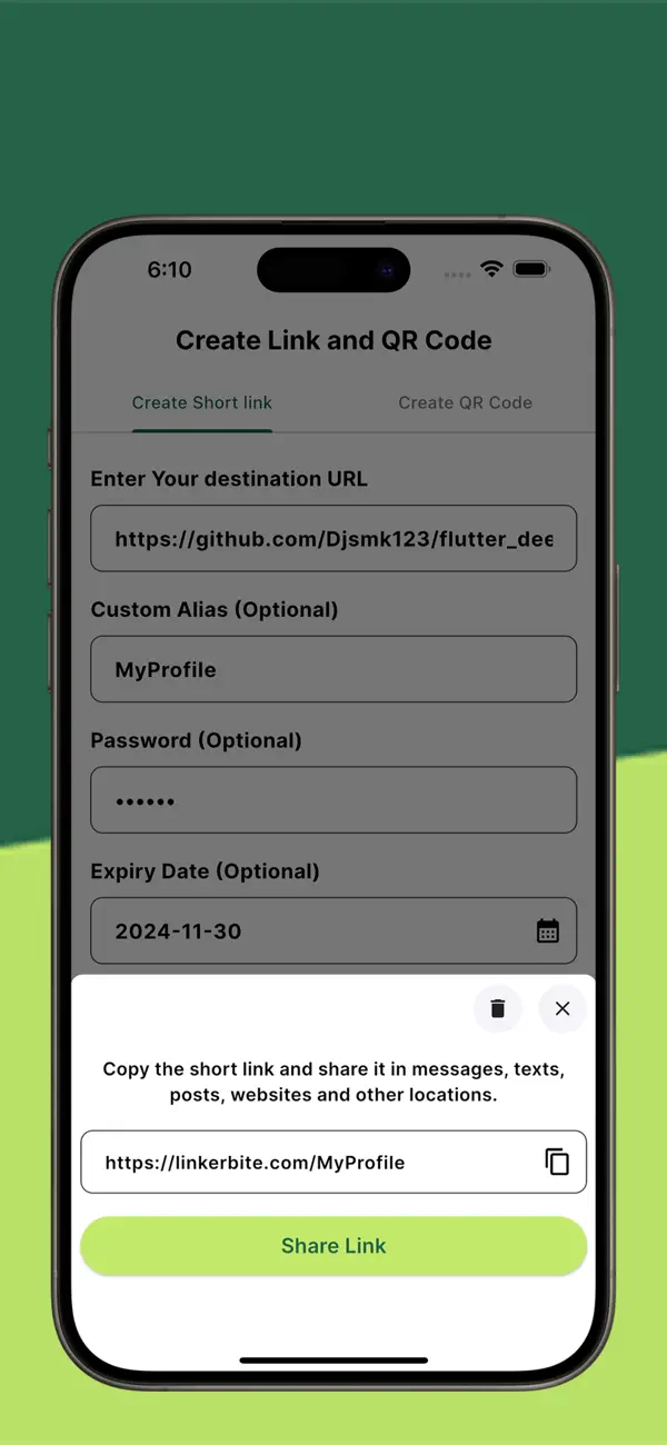 #4. LinkerBite (iOS) Podle: Gaurav Kachhadiya