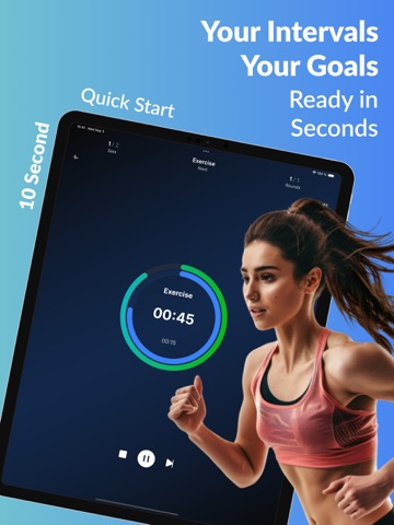 EZ HIIT Workout Interval Timer iPad screenshot