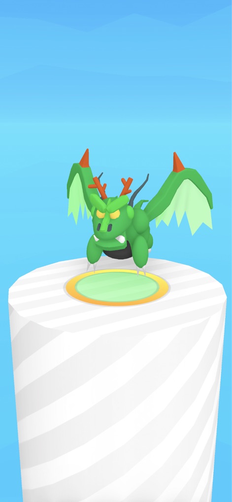 Monster Box! - Explore a detailed monster spotlight, highlighting the green dragon-like creature's intricate design and its prominent display on a dedicated platform.