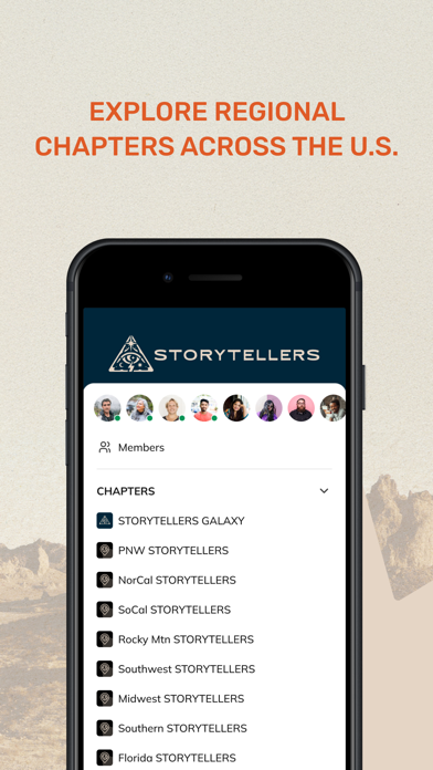 The Storytellers App screenshot