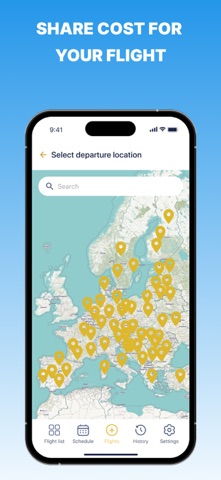 FlyToGo – aircraft flights screenshot