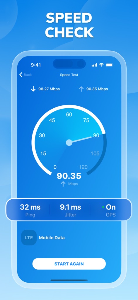 Cleaner AI - Mobile Security - cleaner-ai-speed-check-interface