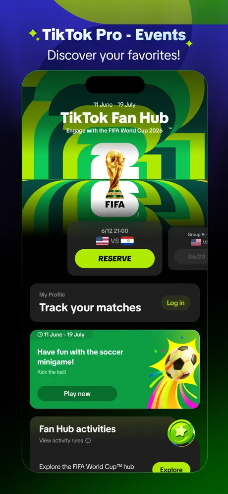 TikTok Pro - Events screenshot 2