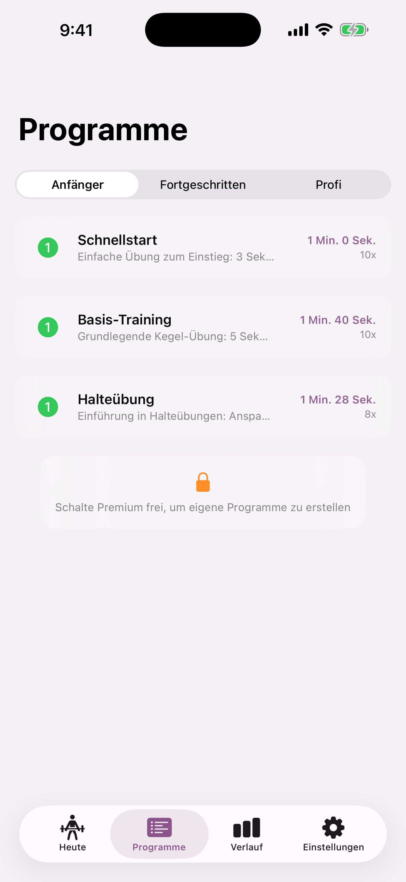 iBeckenbodentraining screenshot 3