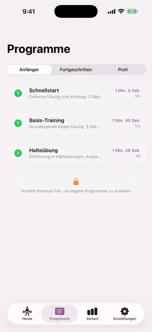 iBeckenbodentraining screenshot 3
