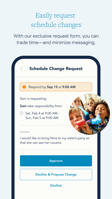 OurFamilyWizard Co-Parent App Screenshot