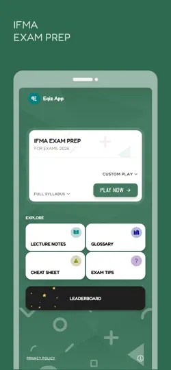 IFMA Exam Prep: With AI iPhone Screenshot 1