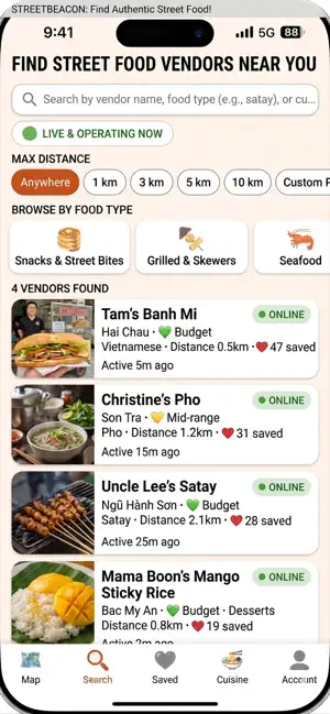 StreetBeacon: Food Near You screenshot 2