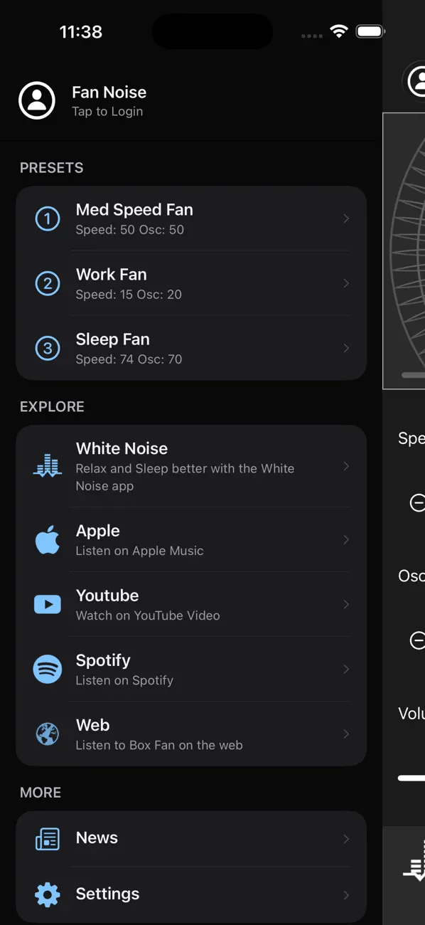 Screenshot #2 pour Fan Noise Generator