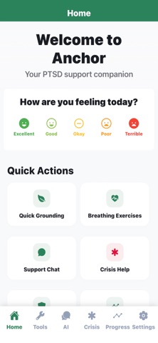 Anchor - PTSD Support Screenshot 1 of 8