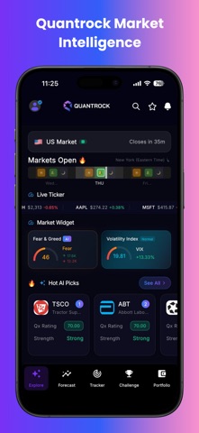Quantrock: Invest Wisely Screenshot 1 of 5