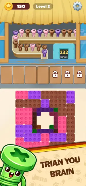 Screw & Pixel: Coloring Sort screenshot 2