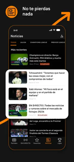 Captura de pantalla de Soccerway Resultados De Fútbol en iPhone 4