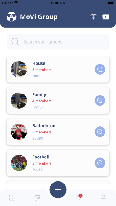 MoVi Group Screenshot