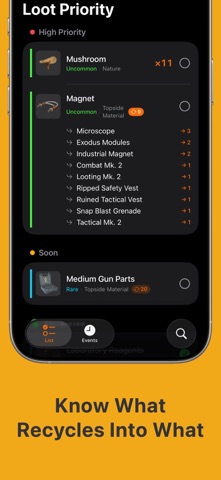 Extraction Raider Companion iPhone screenshot