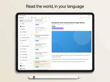 FeedMuse - RSS News Reader iPad screenshot