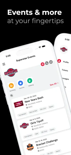 Superstar Events screenshot 1