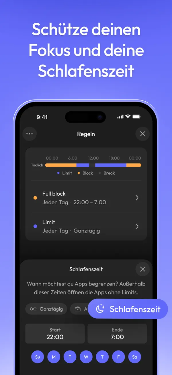 ScreenZen- Screen Time Control iPhone App Screenshot 6 – Produktivität