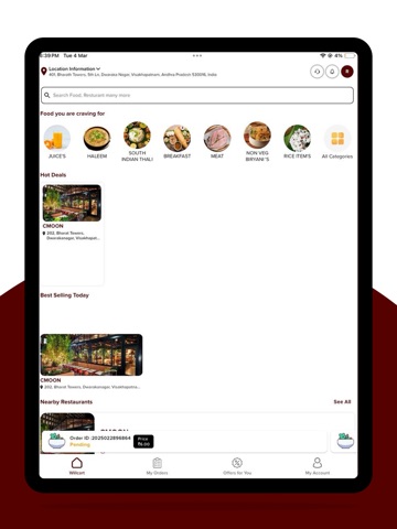 Willcart iPad screenshot