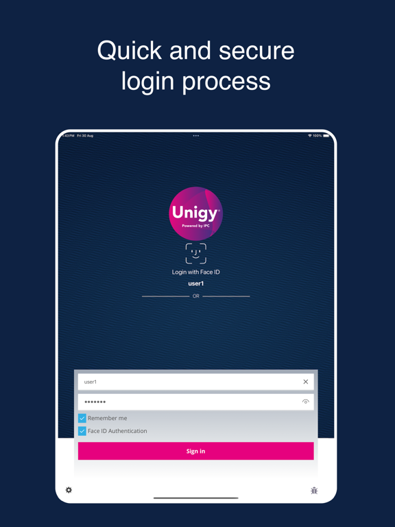 Screenshot #4 pour Unigy Mobile Client