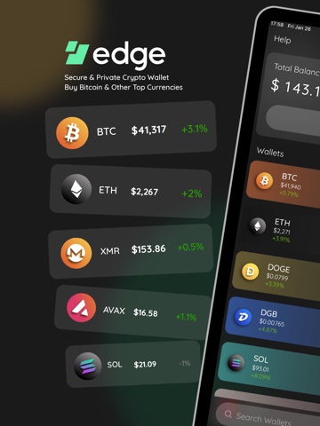 Edge - Crypto & Bitcoin Wallet ipad screenshot 2