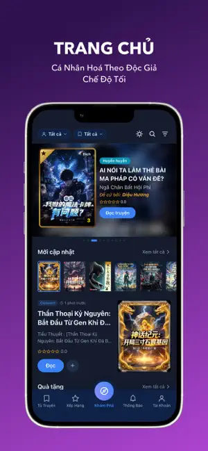 Tiệm Truyện Chữ iPhone screenshot 2