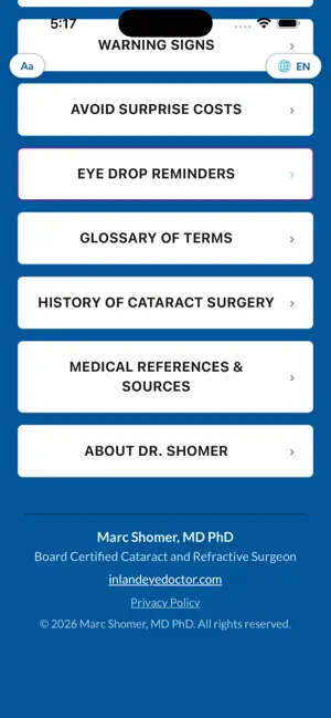 Cataract Surgery Guide screenshot 3
