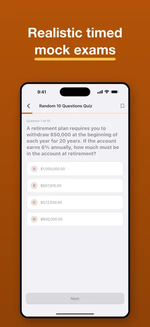 DSST Financial Account Practic screenshot 4