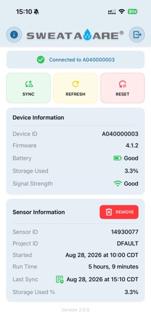 SWEAT AWARE Screenshot 4 of 5