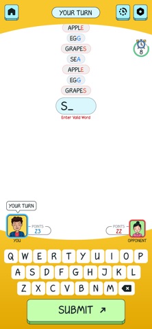 LastLetter:WordGame screenshot